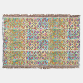 Boho marokkanischer Art-Wurf Decke