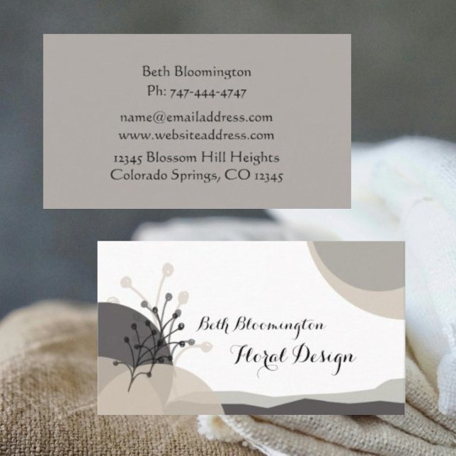 Boho Meditative Healing Arts Business Card Visitenkarte (Von Creator hochgeladen)