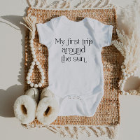 Boho meine erste Reise um den Sun Baby Bodysuit