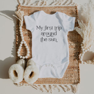 Boho meine erste Reise um den Sun Baby Bodysuit Strampler