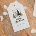 Boho Merry Christmas Geschenkanhänger<br><div class="desc">Personalisierter Weihnachtsgeschenktag</div>