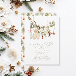 Boho Merry Little Baby Kleidung Wäscherei Baby Dus Einladung