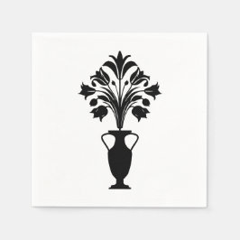 Boho Mid Century Flower Pot Serviette