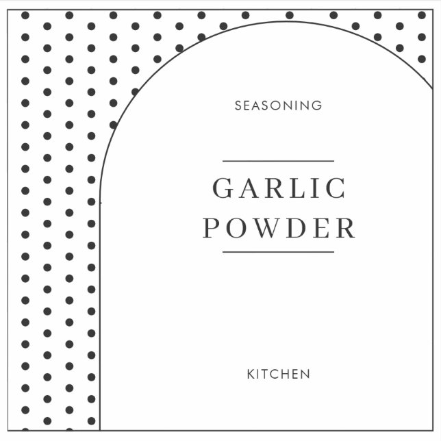 Boho Minimal Cuisine Pantry Jar Étiquettes (Devant)