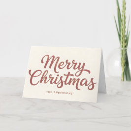 Boho Minimal Script Frohe Weihnachten