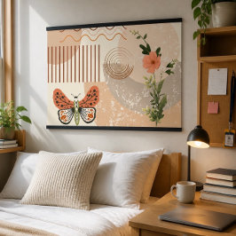 Boho-Minimalist-Poster in neutralen Farben Poster