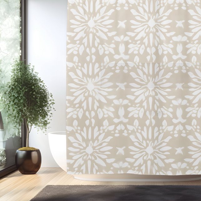 Boho Minimalistisch Mandala Duschvorhang (Von Creator hochgeladen)