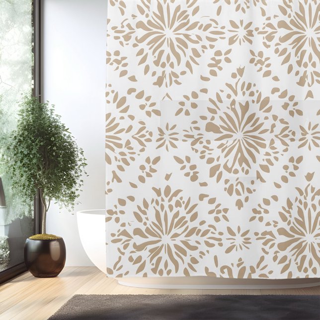 Boho Minimalistisch Mandala Duschvorhang (Von Creator hochgeladen)