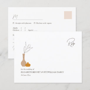 Boho Minimalistisch Vases   Song Request UAWG Postkarte