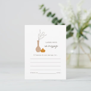 Boho Minimalistisch Vases Worte der Weisheit Wünsc Hinweiskarte