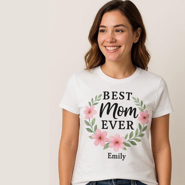 Boho minimalistische Beste Mama je T-Shirt (Von Creator hochgeladen)