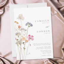 Boho Minimalistische Getrocknete Wildblumen Botani