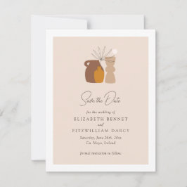 Boho Minimalistische Vasen Hochzeit von Save The Date