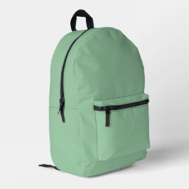 Boho Mint Green School Bedruckter Rucksack