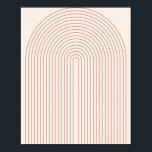 Boho Mitte Jahrhundert Moderne Vintage Linie Regen Poster<br><div class="desc">Boho Mitte Jahrhundert Moderne Vintage Linie Regenbogen Arche 5</div>