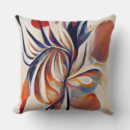 Boho Modern Abstrakt Artwork Kissen