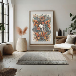 Boho Modern Art Poster