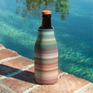 Boho Modern Chic Stripes Flaschenkühler