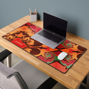 Boho Modern Colorful Trendname Colorful Schreibtischunterlage
