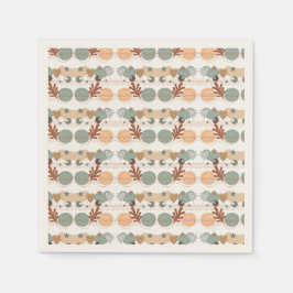 Boho modern geometric wallpaper serviette