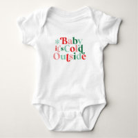Boho Modern Schriftart Baby Es ist kalt draußen We