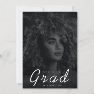 Boho Moderne Minimal Graduate Foto University Ankündigung
