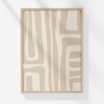 Boho Moderne Mute Beige neutrale Abstrakte Kunst Poster<br><div class="desc">Mit dem neutralen Abstrakten Kunstposter "Boho Modern Mute Beige" eine Touch anspruchsvoller Kunst in Ihren Raum einführen. Dieses auffallende Stück zeichnet sich durch ein aufwändiges Design von handgezeichnet Linien aus, die die Komplexität eines Labyrinths oder Stammesmusters hervorrufen, Set vor einem subtilen sandbeigen Hintergrund. Das Zusammenspiel der beigen Farbtöne schafft einen...</div>