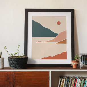 Boho-Moderne Wandkunst Druck Poster
