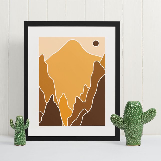 Boho-Moderne Wandkunst Druck Poster (boho modern wall art Print)
