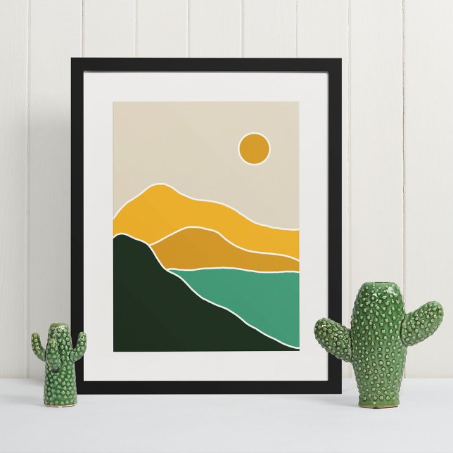 Boho moderne Wandkunst Print Poster (boho modern wall art Print)