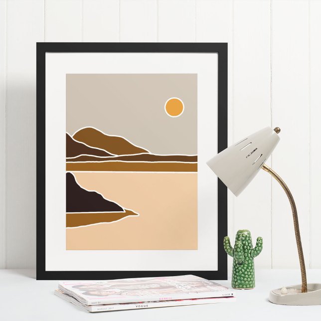 Boho moderne Wandkunst Print Poster (boho modern wall art Print)