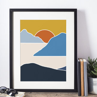 Boho moderne Wandkunst Print Poster