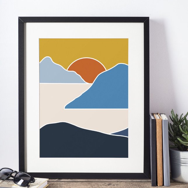 Boho moderne Wandkunst Print Poster (boho modern wall art Print)