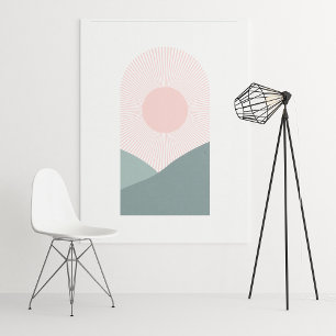Boho moderne Wandkunst Print, Value Poster Paper