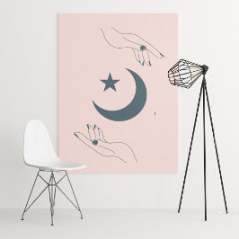 Boho moderne Wandkunst Print, Value Poster Paper