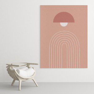 Boho moderne Wandkunst Print, Value Poster Paper