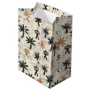 Boho-Monster-Dschungel-Safari-Muster Mittlere Geschenktüte
