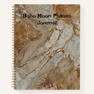Boho Moon Phases Journal Notizbuch