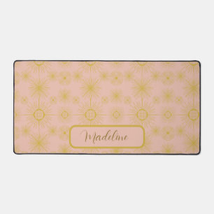 Boho Moon Stars Motif rose soleil