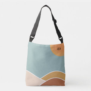 Boho Mountain Crossbody Bag Tragetaschen Mit Langen Trägern