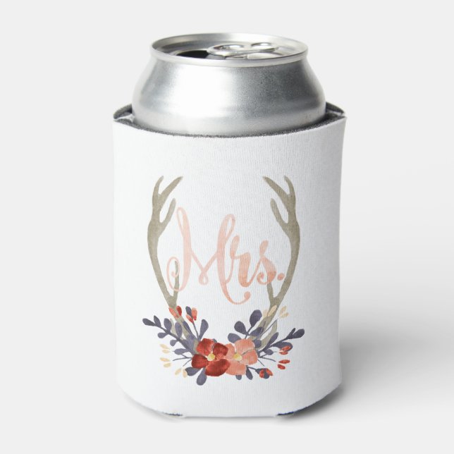 Boho Mrs. Antler Can Cooler Dosenkühler (Kanne Vorderseite)