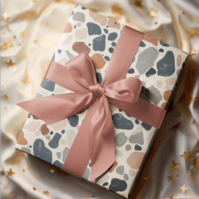 Boho Multicolor Terrazzo Geschenkpapier (Von Creator hochgeladen)