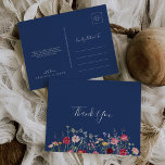 Boho Multicolor Wildblume Vielen Dank Postkarte<br><div class="desc">Diese boho multicolor Wildblume danke Ihnen postcard ist perfekt für eine rustikale Hochzeit. Die bunte Auswahl an rosa, rot, lila, gelb, weiß, violett, rot, bordeauxrot, wilde Blume. Passen Sie die Rückseite der Postkarte an, einschließlich Ihrer Namen, Rücksendeadresse und einer Dankeschön-Nachricht. Oder, verlass den Bereich Dankeschön Meldungsvorlage leer, um ein paar...</div>