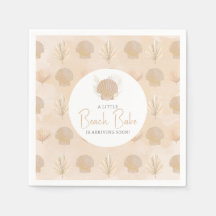 Boho Muschel Beige Ocean Baby Dusche