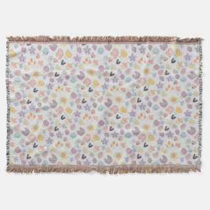 Boho muster 02.w Offwhite BG Decke
