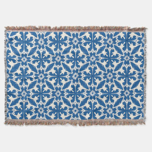 Boho-Muster in Blau – Elegant & Kühn Decke