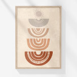 Boho Mute neutrale Abstrakte Sonne und Formen Kuns Poster<br><div class="desc">Die elegante Einfachheit des "Boho Mute Neutral Abstrakt Sun and Shapes Art Poster" sorgt für mehr Platz. Dieses beeindruckende Kunstwerk zeichnet sich durch eine abstrakte Komposition gestreifter Stammesschalen aus, die in einer visuell überzeugenden Anordnung gestapelt sind. Die Farbpalette ist gedämpft, wobei man von der tiefen Terrakotta in die hellbeigen Farbtöne...</div>