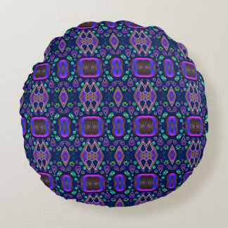 Boho My Treasure 0 Pattern Rundes Kissen