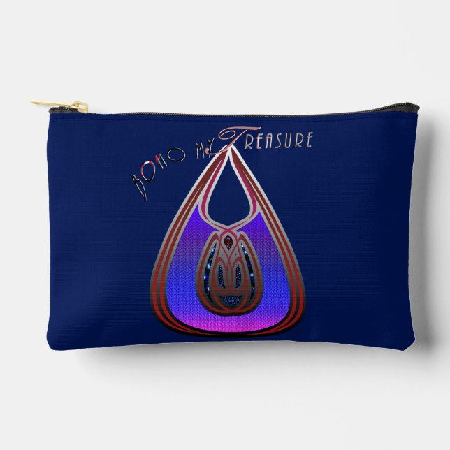 Boho My Treasure Zubehörtasche (Vorderseite)