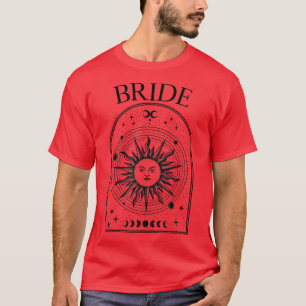 Boho Mystic Tarot Celestial Bachelorette Bride Bri T-Shirt